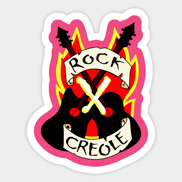 Gambit '97's Rock X Creole Sticker by Haute Breakfast